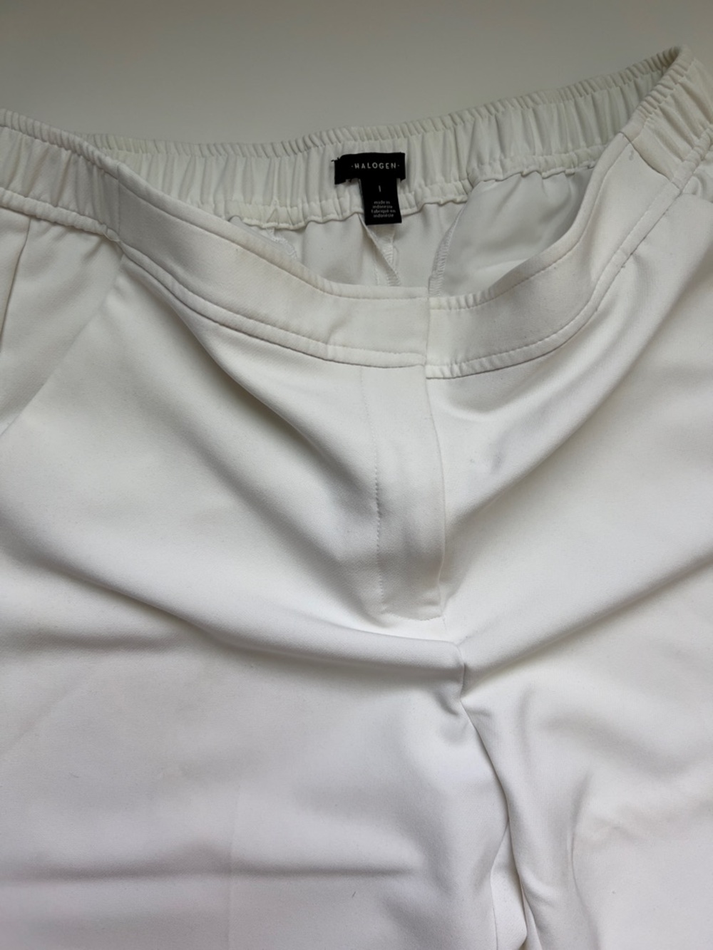 Halogen Wide-Leg white Women's Pants - Picture 3 of 6